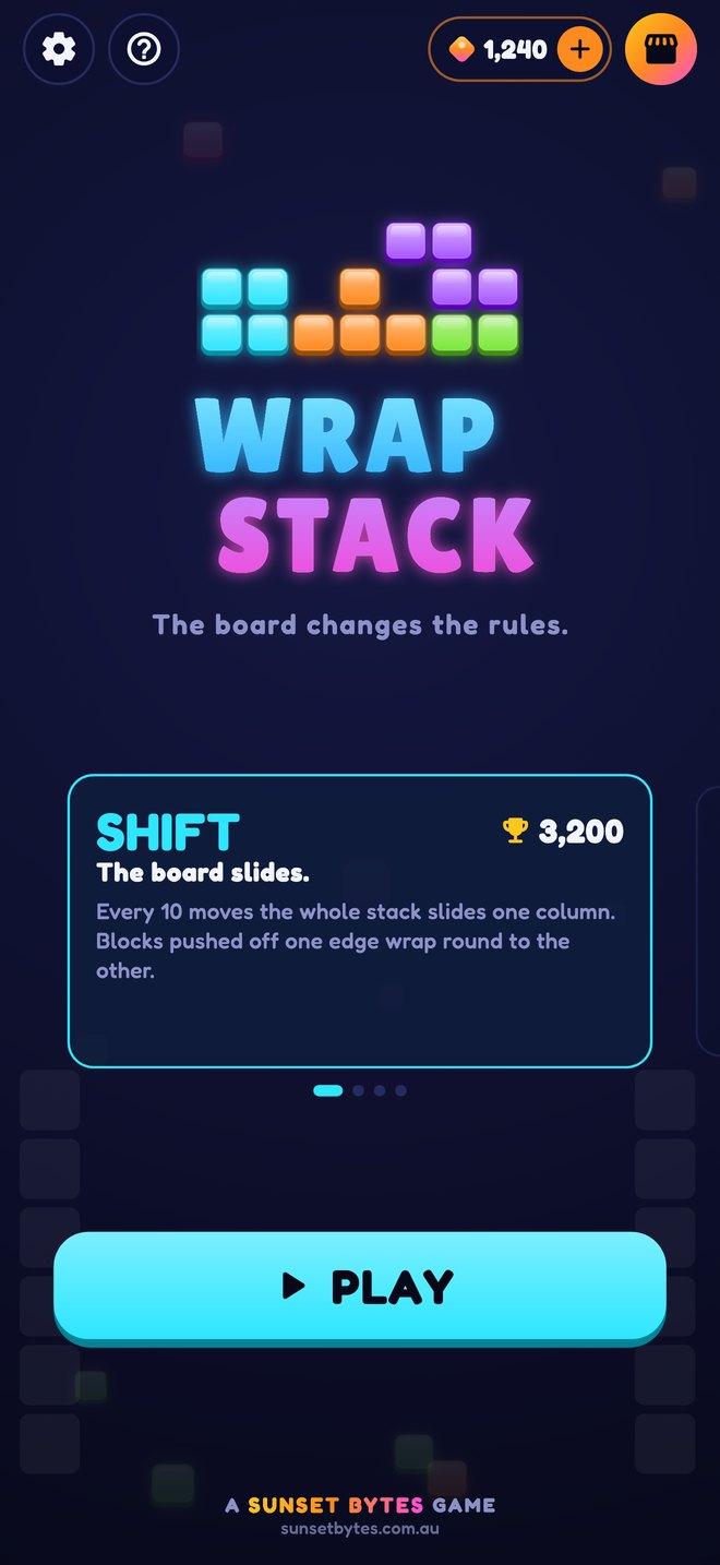 Wrapstack screenshot: Pick your rule set